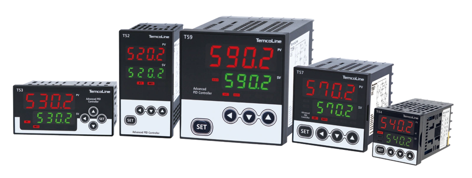 T50 series controllers: T52, T53, T54, T57 and T59