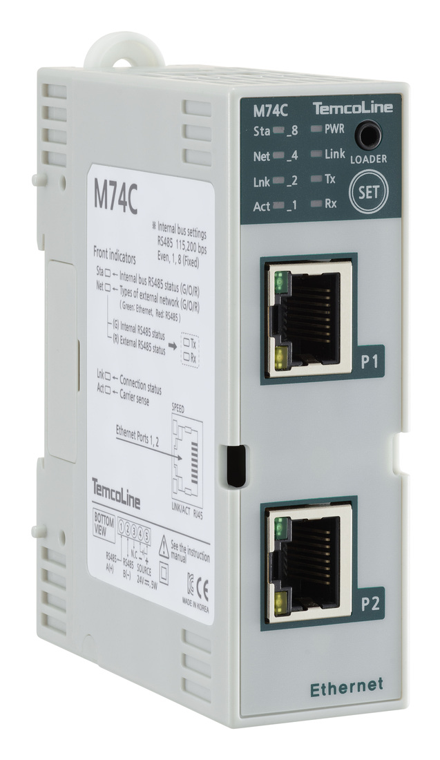 M74C Ethernet 통신모듈 실제 제품 사진